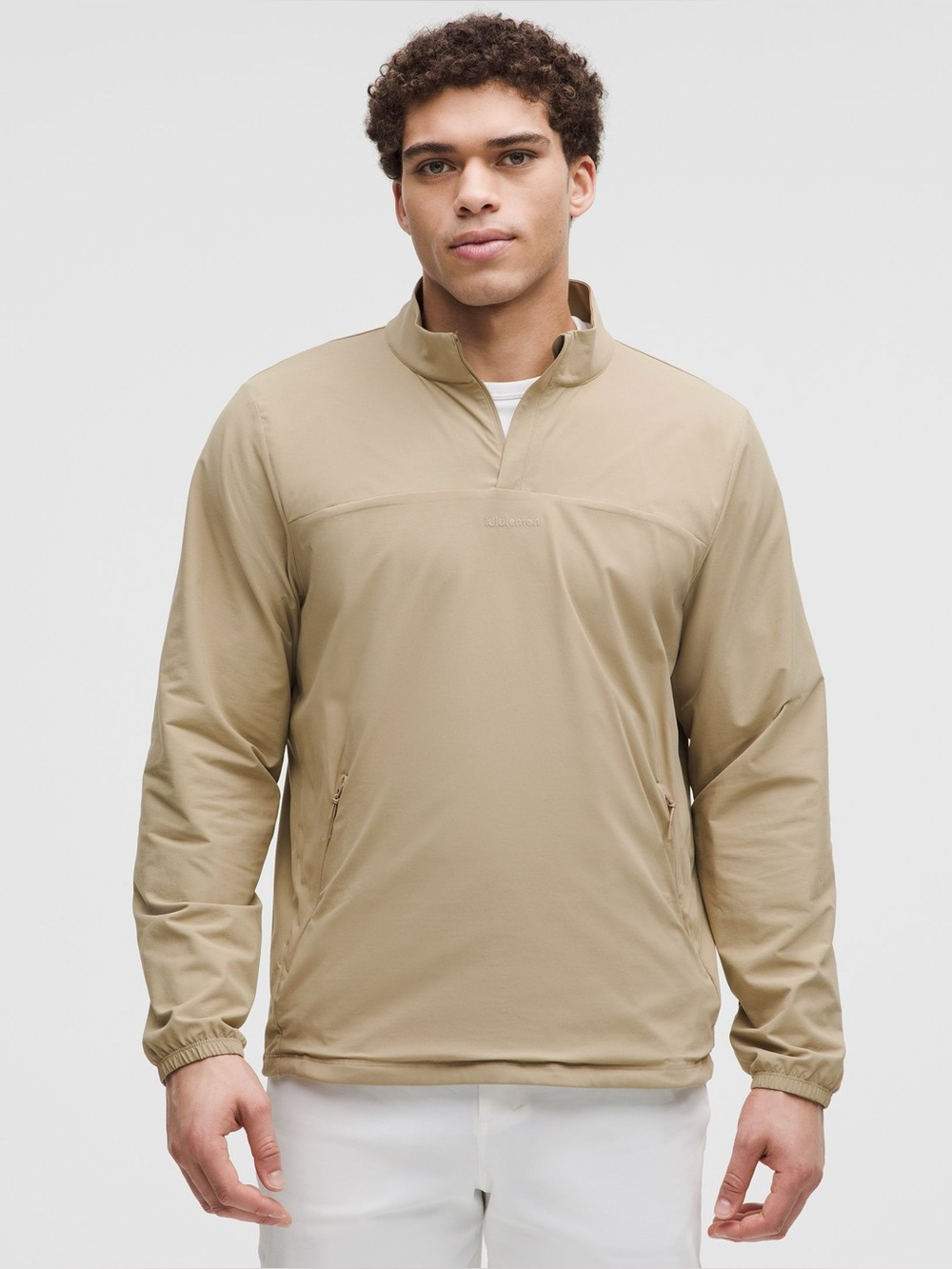 NWT Lululemon Windproof Golf Pullover Quarter-Zip Jacket Sheer Oak XL $198